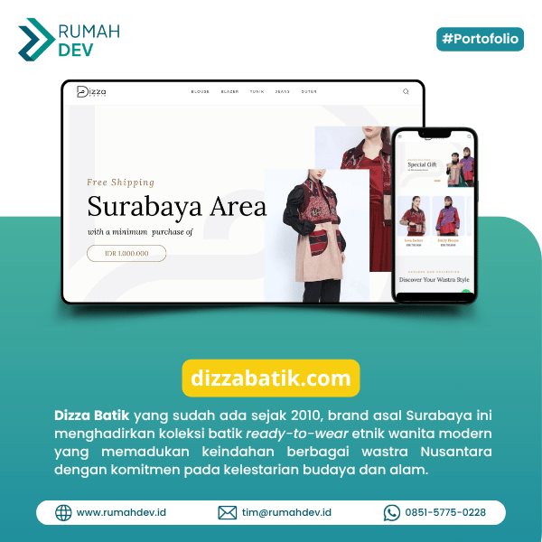 Dizza Batik| Rumah Dev