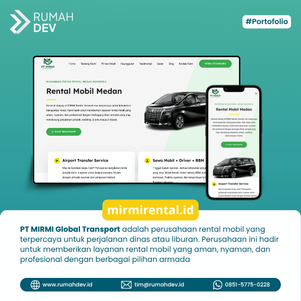 PT MIRMI Global Transport| Rumah Dev